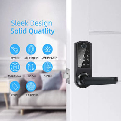 Khóa cửa vân tay thông minh chống trộm với chứng nhận CE FCC