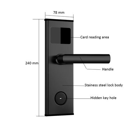 Khóa điện tử khách sạn thẻ 13,56 MHz 125 KHz có chứng nhận của FCC