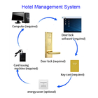 Màu vàng Mifare khách sạn Khóa thẻ khóa cửa với hệ thống phần mềm quản lý miễn phí