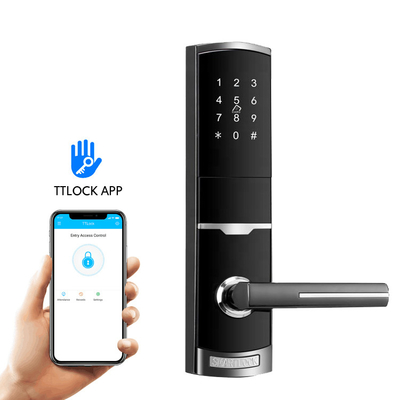 Khóa mật khẩu hợp kim kẽm Khóa cửa thông minh điện tử với ứng dụng TTlock Tuya