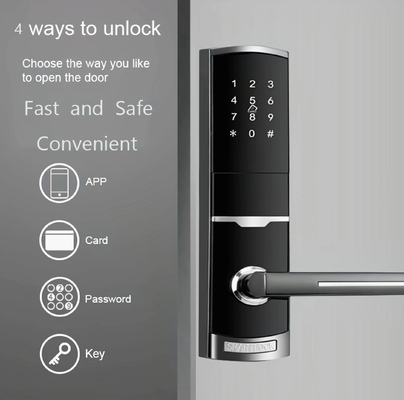 4 trong 1 Keyless Entry Password Apartment Smart Door Lock với 4pcs pin AA