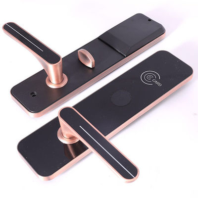 Màu đen RFID thẻ khóa khách sạn khóa cửa thông minh với phần mềm quản lý khách sạn miễn phí