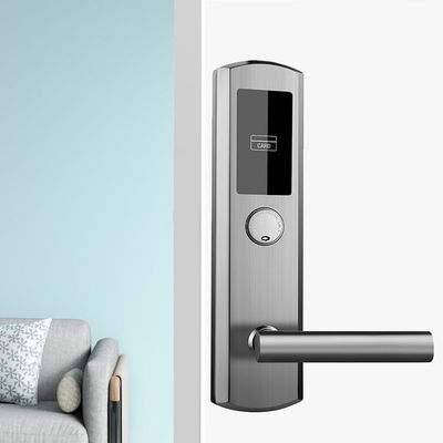 Hệ thống khóa khách sạn thông minh RFID SUS304 Tay cầm thẻ chìa khóa cửa điện tử