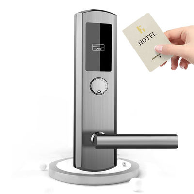 Hệ thống khóa khách sạn thông minh RFID SUS304 Tay cầm thẻ chìa khóa cửa điện tử