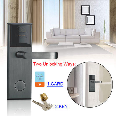 Nhiều màu Stainless Steel khách sạn Khóa thẻ cửa khóa với hệ thống phần mềm quản lý