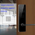 Màu đen Bluetooth TTlock Password Điện tử khóa cửa thông minh cho căn hộ nhà