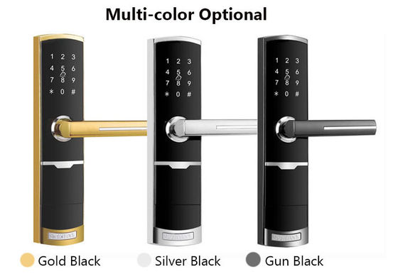 Màu vàng điều khiển từ xa Smart Keypad Door Lock với TTlock ứng dụng Card Key