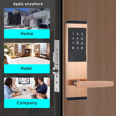 Khóa cửa bàn phím thông minh bằng thép không gỉ màu đen với ứng dụng TTlock thông minh