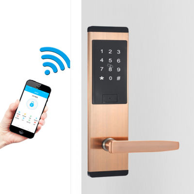Khóa cửa bàn phím thông minh bằng thép không gỉ màu đen với ứng dụng TTlock thông minh