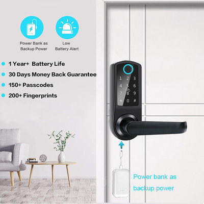 Khóa cửa vân tay thông minh chống trộm với chứng nhận CE FCC