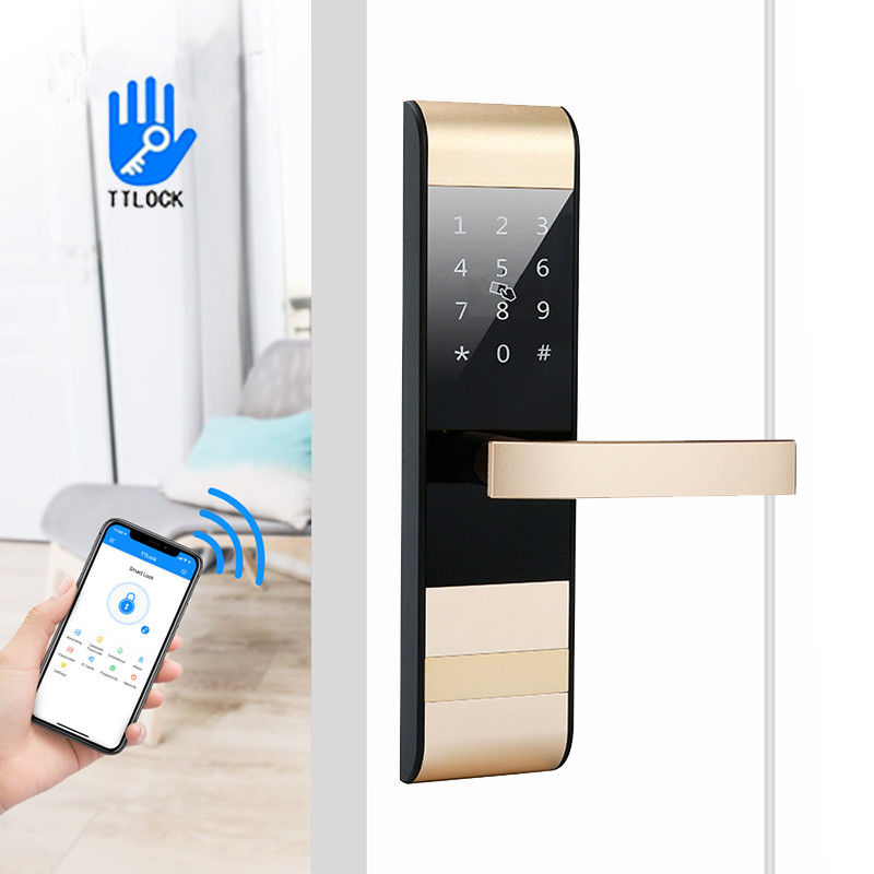 4 trong 1 Password TTlock App Card Smart Keypad Door Lock cho căn hộ khách sạn Văn phòng