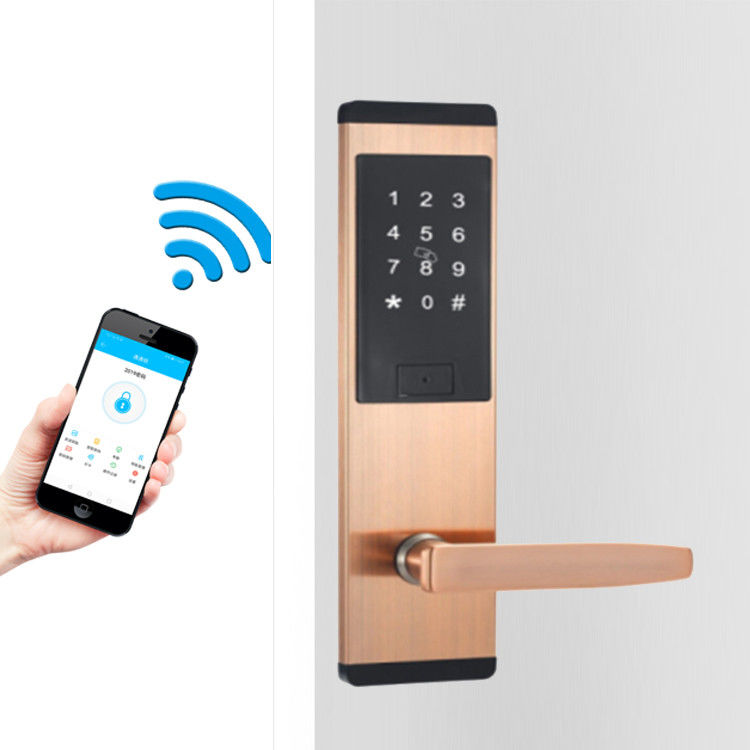 Khóa cửa bàn phím thông minh bằng thép không gỉ màu đen với ứng dụng TTlock thông minh